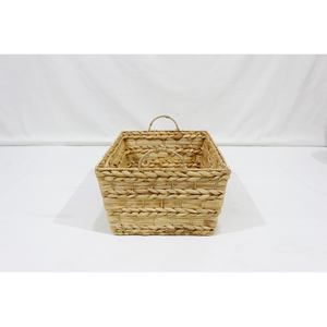 Cestas de Almacenamiento Tejidas con Asa, Organizadores, Cajas Decorativas, Cestas de Mimbre, Cestas de Ratán Sintético para Almacenamiento - Product Image 4