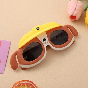 แว่นกันแดดแฟชั่นรูปตัวการ์ตูนปั๊กน่ารักสำหรับเด็กใหม่แว่นตาตลกๆ - Product Image 4