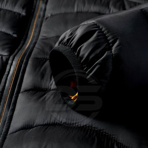 Vente en gros Veste matelassée élégante pour hommes, logo personnalisé, col à capuche, rue principale, hiver, service OEM, toile polyester imperméable - Product Image 6