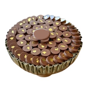 Bol de service à chocolat en métal de qualité fine bol en argent élégant cadeau parfait pour les mariages et les occasions spéciales - Product Image 3