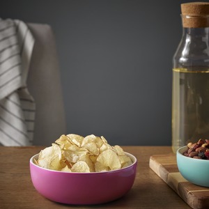 Grand bol en bambou peint Vaisselle naturelle Décoration de présentation de repas attrayante Produits vietnamiens en gros écologiques - Product Image 5