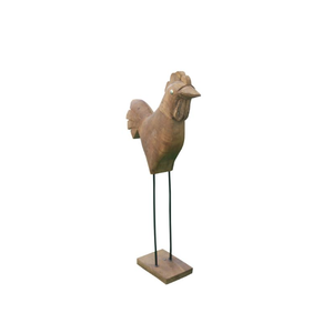 Intricately Hand Carved Wooden Animal Sculpture Solid <b>Wood</b> <b>Decorative</b> Figurine <b>For</b> Traditional And Modern Home Interior - Product Image 1