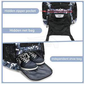 กระเป๋ากีฬาเบสบอลสะพายไหล่กระเป๋าฟิตเนสเบสบอลคุณภาพสูงสำหรับทุกเพศ - Product Image 3