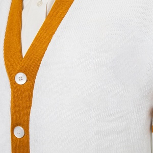 Alpha Fraternity <b>custom</b> greek letters Embroidered Men <b>Custom</b> Style Cardigan Sweater <b>custom</b> private logo comfortable cardigan - Product Image 3