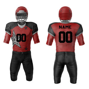 Best Selling American Football Set Polyester Made Quick Dry Breathable <b>Sports</b> <b>Jersey</b> Football Uniform For Adult Team - Product Image 6