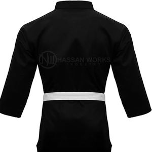 OEM Vente chaude Uniforme de Taekwondo à manches longues 100% coton respirant à séchage rapide personnalisable Arts martiaux Vente en gros - Product Image 4