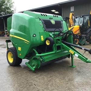 Rollo de heno redondo empacadora caminar tractor a la venta a precio barato comprar máquina empacadora de heno para hierba húmeda y seca a buenos precios - Product Image 4