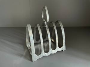 Nouvelle arrivée argent tranche toast support pour petit déjeuner morceaux de pain accessoires de cuisine maison stockage et organisation toast rack - Product Image 6