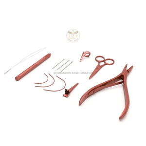 Kit de Herramientas para Extensiones de Cabello, Alicates de Acero Inoxidable para Micro Anillos, Aguja de Bucle, Gancho de Extracción, Kit para Instalación de Extensiones de Cabello en Salón - Product Image 4