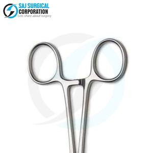 Pinzas profesionales para la arteria Kelly, abrazadera quirúrgica de acero inoxidable con dentados transversales para agarrar tejido seguro - Product Image 6