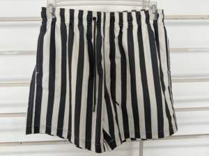 Shorts de plage pour hommes, style vintage, sergé, 100% nylon, taille élastique, fermeture à cordon, anti-froissement, séchage rapide, respirant - Product Image 2