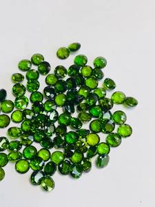 Superb Lustre Natural Chrome Diopside Piedra preciosa suelta Hermosa piedra de corte redonda de buena calidad y buen color gree a precio barato - Product Image 2