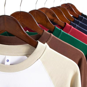 Nouveautés de t-shirts épais vierges personnalisés T-shirts à manches longues pour hommes T-shirts de fitness en coton avec logo personnalisé - Product Image 5