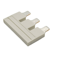 Bloque de terminales de inserción en riel DIN 2016-403 en stock, nuevo original alemán Jumper de 3 vías, aislado, gris claro 2016-403