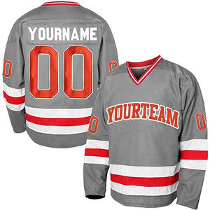 Conjuntos de uniformes de hockey sobre hielo de nuevo diseño personalizados al por mayor con equipo OEM bordado de nombre venta en línea con técnica de sublimación - Product Image 5