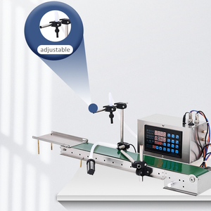 Tự Động Nhỏ Chai Rượu Vang Nước Hoa Mỏng Máy Làm Đầy Chất Lỏng 10Ml-1000Ml Một Đầu Máy Bơm Điền Với Băng Tải - Product Image 2