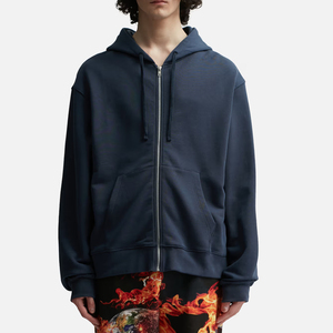 Sudadera con Capucha para Hombre, Estilo Nuevo, con Cierre, Invierno, Color Liso Personalizado, 100% Algodón, Forro Polar Transpirable, Diseño con Bolsillos, Alta Calidad - Product Image 4