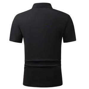 Chemises polo unisexes pour hommes en coton piqué à manches courtes, anti-froissement, respirantes, logo personnalisé, tee-shirt d'été, commandes en gros - Product Image 2