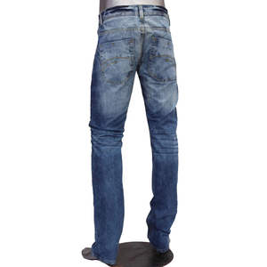 Jeans en denim élégants et tendance pour hommes, conçus sur mesure, vêtements de rue, service OEM, lavés, solides, respirants, 100% - Product Image 2
