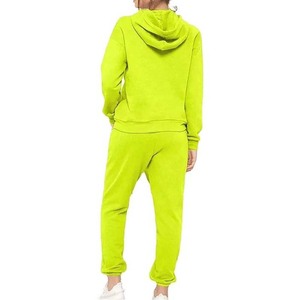 Chándal de lavado ácido de ajuste relajado para mujer, chándal de moda de manga larga transpirable de peso pesado para mujer - Product Image 2