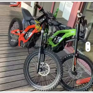 Nouvelle Moto Électrique Tout-Terrain 2024 avec Batterie 60V 6000W 38.4AH, Fourche en Alliage d'Aluminium, Frein à Disque, 21 Vitesses, Pédales Standard - Product Image 3