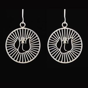 ต่างหูเจ้าปางคีรีบูนยอดนิยม คุณภาพสูง ระยิบระยับ งานแฮนด์เมด เครื่องประดับอินเดีย แฟชั่นอุปกรณ์เสริม - Product Image 1