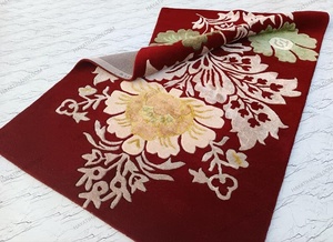 Alfombra moderna hecha a mano con mechones Living Floral Area Alfombra de algodón de lana de Nueva Zelanda de alta calidad Diseño de alfombra muy querida Lana de Nueva Zelanda - Product Image 3