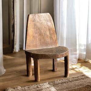 <b>Rustic</b> <b>Wooden</b> Naga Chair Handicraft Design Style - Product Image 2