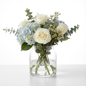Jarrón de Vidrio Soplado a Mano VBC2505 con Cúpula, 5.35 Pulgadas, Diseño Clásico Minimalista para Mesa, Jarrón de Cristal para Decoración Floral - Product Image 6
