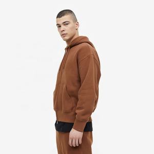 เสื้อฮู้ดโอเวอร์ไซส์ผ้าฟลีซแบบสวมหัวผ้าคอตตอน350 GSM รุ่นใหญ่พิเศษพร้อมโลโก้ - Product Image 2