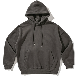 Sweats à capuche d'hiver pour hommes de taille personnalisée dernière conception avec motif solide de haute qualité 100% coton respirant fabriqué au Pakistan - Product Image 1