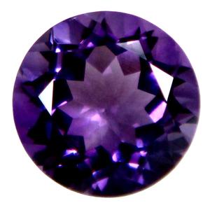Améthyste violette pierre précieuse ronde coupe brillante coupe à facettes en vrac vente en gros de fabrication de bijoux forme de pierres fabricant indien OEM - Product Image 2