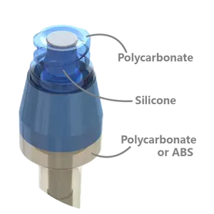 ผลิตภัณฑ์พลาสติกทางการแพทย์ที่มีการจัดการการเชื่อมต่อ Luer - Product Image 4