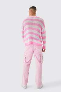 กางเกงคาร์โก้100% เอวสูงของผู้ชายเสื้อผ้าลำลองแบบมีหลายกระเป๋ากางเกงผ้าคอตตอนซักได้ใหม่2025 - Product Image 5