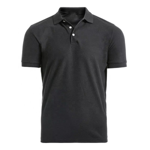 Polo pour homme 100% coton avec logo brodé et imprimé personnalisé, décontracté, style uni, court tricoté et respirant, grande taille - Product Image 3