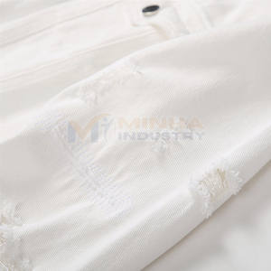 แจ็กเก็ตยีนส์สำหรับผู้ชายแจ็กเก็ตฤดูหนาวทรงโอเวอร์ไซส์ออกแบบได้ตามต้องการดีไซน์ล่าสุด - Product Image 5