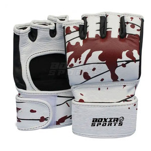 Gants MMA personnalisables de haute qualité pour hommes Gants Muay Thai en cuir faits à la main au Pakistan - Product Image 1