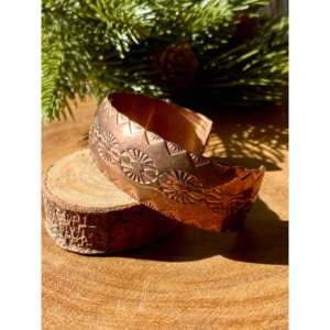 Sam Curtis Fashion Cuff <b>Bracelet</b> Hand Stamped <b>Copper</b> Design - Product Image 4