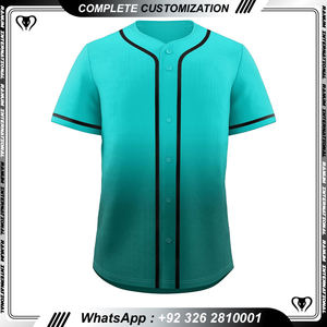 เสื้อเบสบอลขายดีพร้อมโลโก้หมายเลขชื่อและสีที่กำหนดเอง - Product Image 5