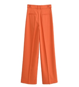 Printemps Nouvelle Mode Pantalon Plissé Nouveau Pantalon Droit Classique Casual Taille Zipper Fly TrouserHot Vente Pas Cher Prix Sexy Fitness - Product Image 2