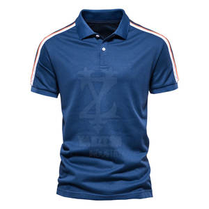 T-shirt polo au design unique pour hommes Polo personnalisé en polyester de couleur unie Polo de golf uni 2023 - Product Image 1