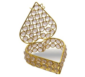 กล่องเก็บเครื่องประดับรูปทรงห้าเหลี่ยม ผลิตจากวัสดุคริสตัล เป็นมิตรกับสิ่งแวดล้อม ปรับขนาดได้ ใช้เก็บเครื่องสำอาง แหวน สร้อยคอ - Product Image 3