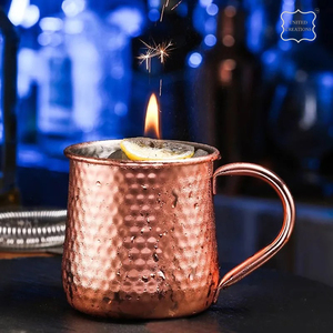 Taza de cobre al por mayor, tazas de metal sólido de alto estándar, taza de mula de Moscú al por mayor, la mejor taza de metal - Product Image 5