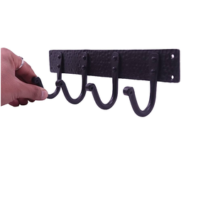 Cintre mural décoratif en bois et métal forme carrée et utilisation à la main pour une couleur de bois personnalisée - Product Image 6