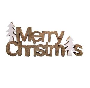 Letras del Alfabeto Navideñas Hechas a Mano de Aluminio y Madera para Decoración Artesanal y Colecciones de Manualidades de Temporada - Product Image 1