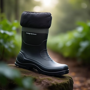 Botas de Seguridad Skagen Sin Cordones Talla 45 Negras PVC/PA EUROMAX - Product Image 3