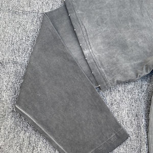 Nueva Camiseta de Moda de Alta Calidad con Cuello Redondo, Diseño Gráfico Hip Hop de Lujo, Lavado Ácido de Doble Capa y Manga Larga - Product Image 4