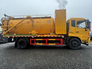 Camión de vacío de chorro de combinación de alcantarillado con chasis de Dongfeng Tianjin <span class=keywords><strong>usado</strong></span>, tanque de agua de 3m ³, tanque de aguas residuales de 15m ³, solo 5000km - Product Image 3