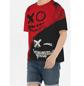 เสื้อยืดโชว์ไหล่คอกลมผ้าเปล่าลายตัวอักษรสำหรับผู้ชายเสื้อแนวสตรีทผ้า100% โอเวอร์ไซส์ผ้าคอตตอนออกแบบโลโก้ได้ตามต้องการ - Product Image 4