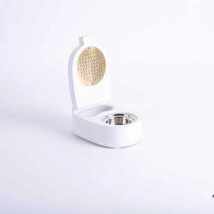 Modern Arabic Home Decorative Four-Piece Bakhoor Incense Burner Set Gold Plated Wood with Middle East Trending Fragrance - Product Image 3